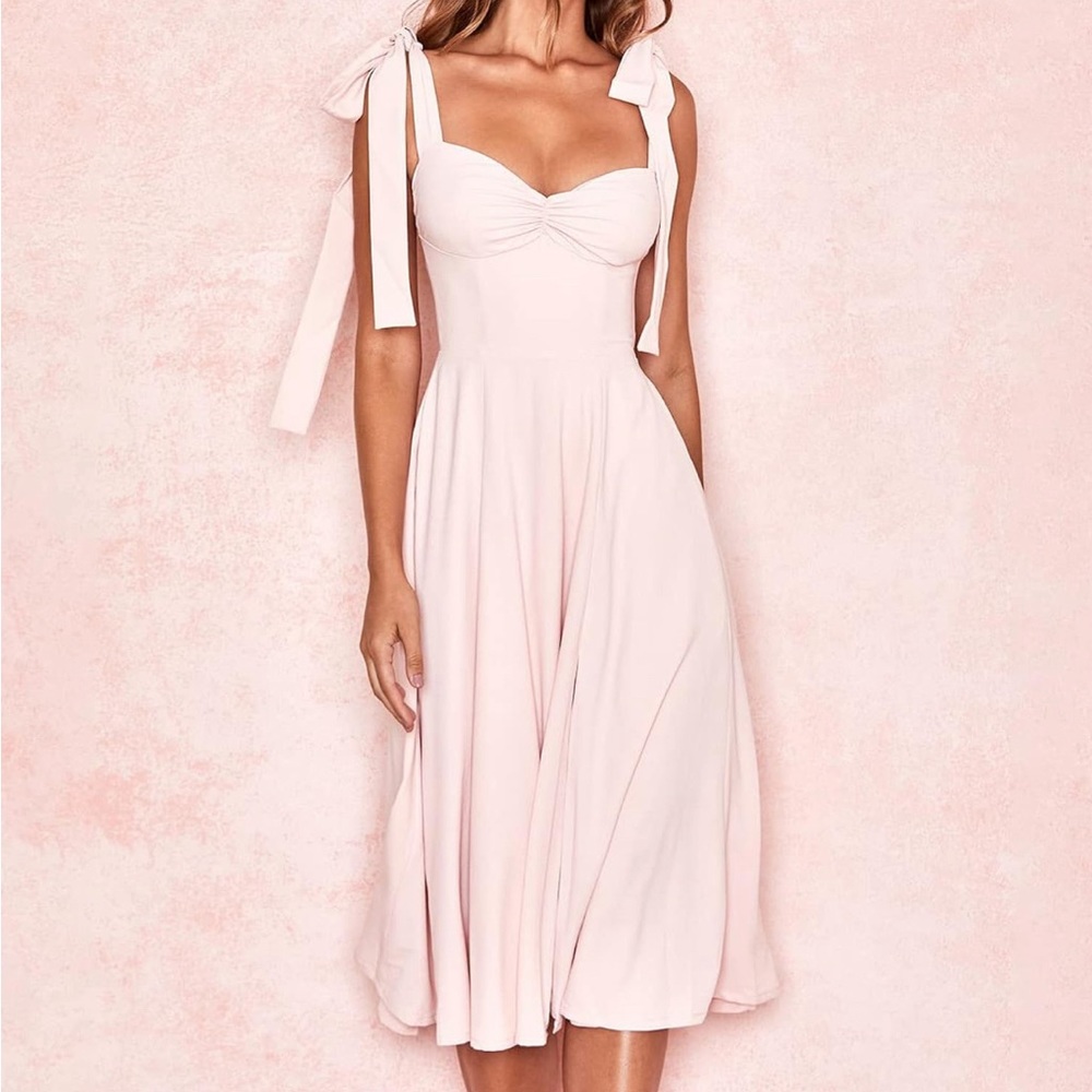 House of CB Pink Midi Dress
